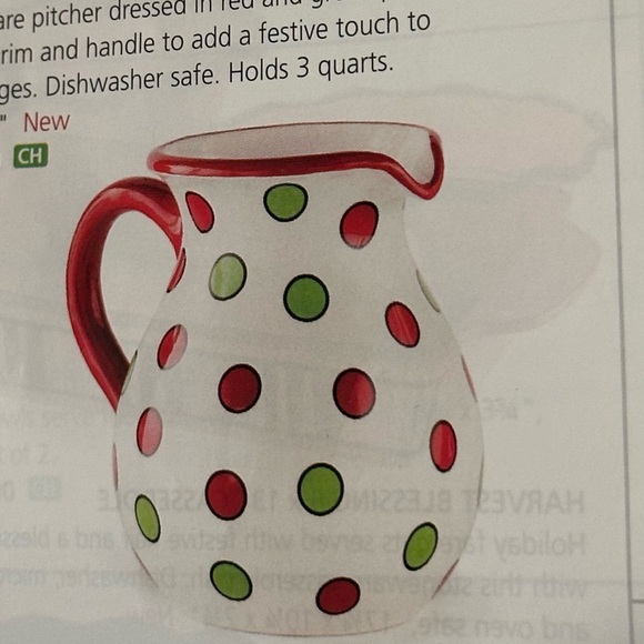 Celebrating Home Christmas Sprinkles Serving Pitcher - Picture 5 of 5